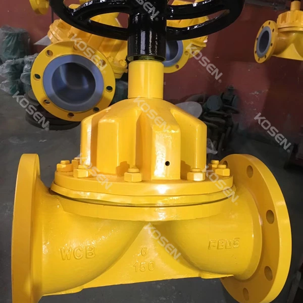 Flange Weir Diaphragm Valve