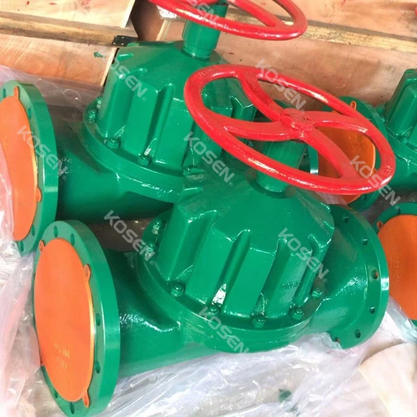 Rubber Lined Diaphragm Valve