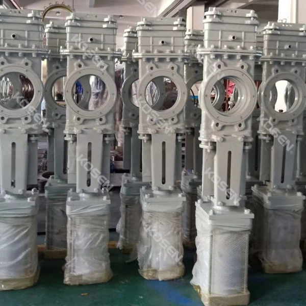 Pneumatic Through Conduit Knife Gate Valve