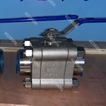 3PC Forged Steel Ball Valve
