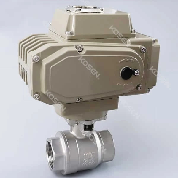 Electric Threaded Ball Valve