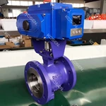 Flange V Port Ball Valve
