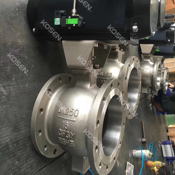 Flange V Port Ball Valve