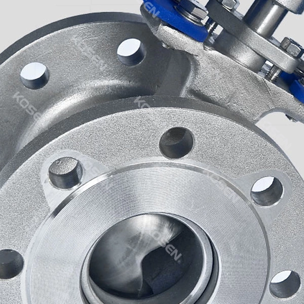 Flange V Port Ball Valve