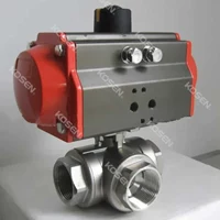 Pneumatic Threaded Ball Valve