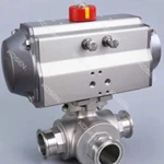 Pneumatic Threaded Ball Valve