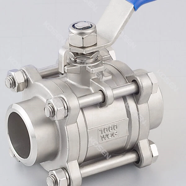 Three Piece Ball Valve