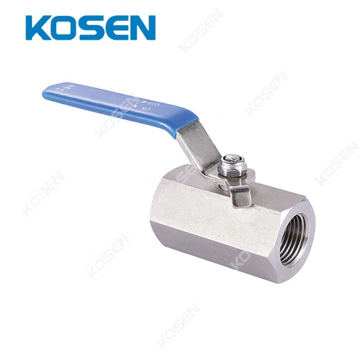 1 PIECE HEXAGON SS BALL VALVE 2000PSI