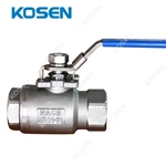 2 PIECE STAINLESS STEEL BALL VALVE 3000PSI