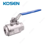 2 PIECE STAINLESS STEEL BALL VALVE 6000PSI